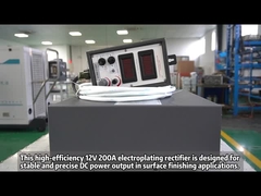 Rettificatore di galvanoplastica da 12 V a 200 A