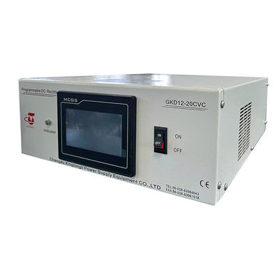 Input AC 220V 1 fase 12V 20A Rettificatore di rivestimento in rame con touch screen RS-485 CC CV IGBT commutabile