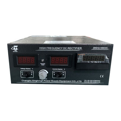 comprare Rettificatore di elettroplatazione 12V 100A con Ampere Minuto Meter Controllo locale singola fase 220V fabbricazione online
