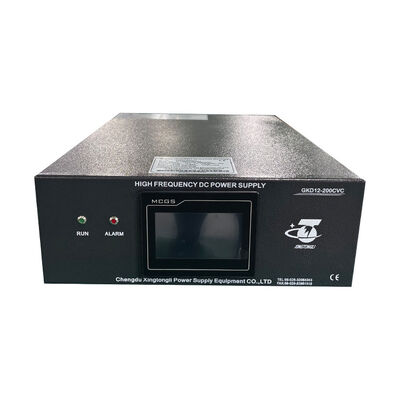 Raddrizzatore galvanico IGBT 12V 200A con PLC HMI Modbus TCP Ondulazione bassa ≤3% 220V Ingresso trifase