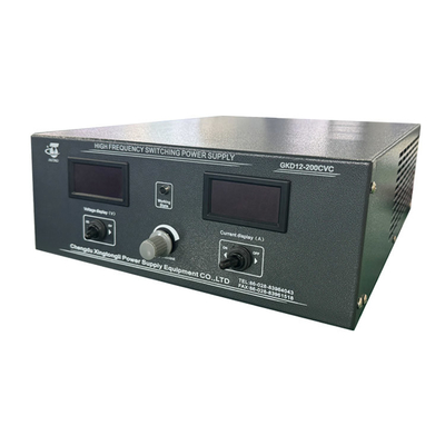 Buon prezzo 12V 200A Display digitale Anodizzante alimentazione 2.4KW AC Input 380V Tre fasi di protezione contro la tensione in linea